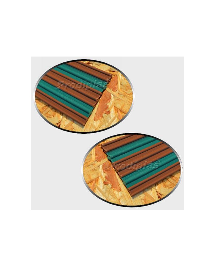 Flay 1,00x2,00 - Verde/Castanho